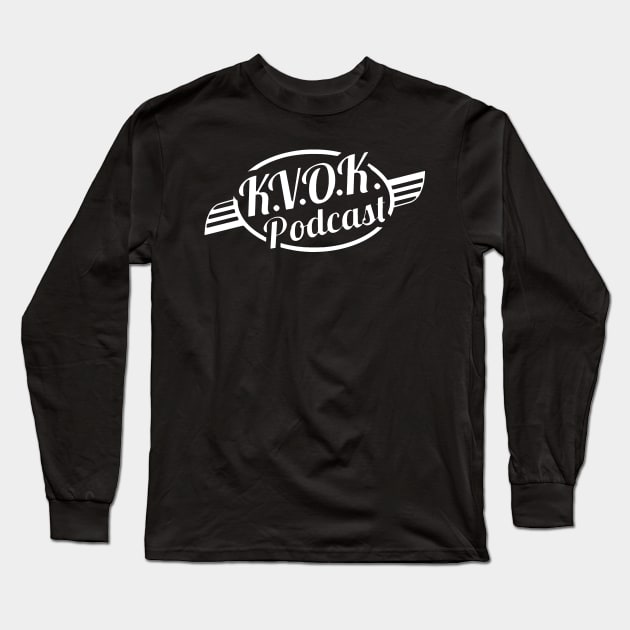 KVOK PODCAST TEE Long Sleeve T-Shirt by Small Batch Network